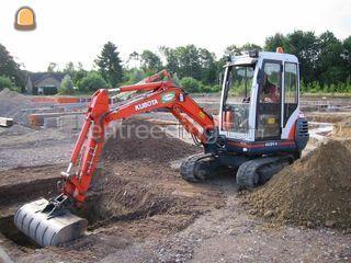 Kubota KX 61-3 Omgeving Venray