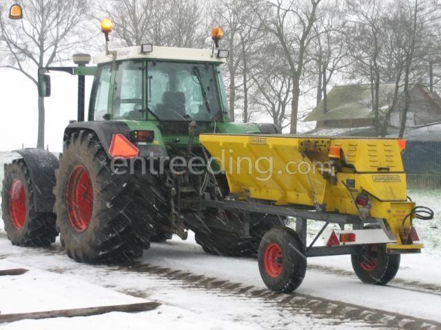 Fendt met zoutstrooier