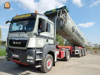 Trekker + oplegger met af... Omgeving Antwerpen