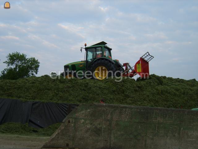 JD 6620 met Bos grasvork 