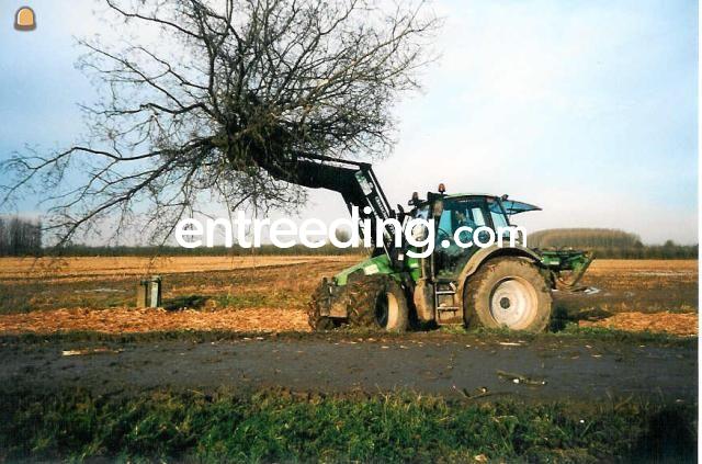 Deutz Agrotron 106 + voorlader / bomenklem