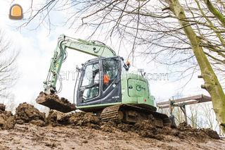 Kobelco SK75SR Omgeving Gouda