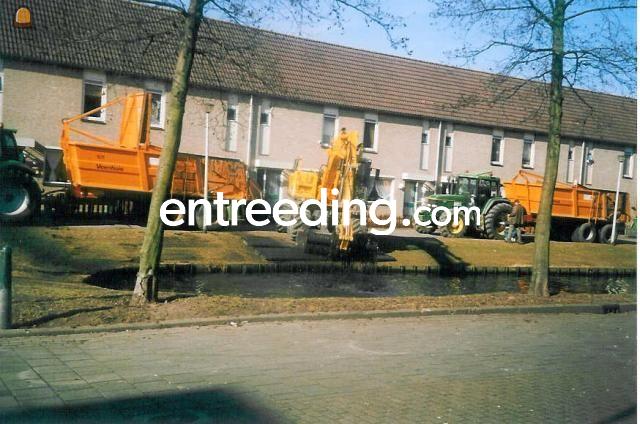 Deutz Agrotron 165 + Veenhuis afgesloten baggerkipper 