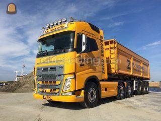 VOLVO 6x4 + Kippertrailer Omgeving Goeree-Overflakkee