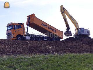 VOLVO 6x4 + Kippertrailer Omgeving Goeree-Overflakkee