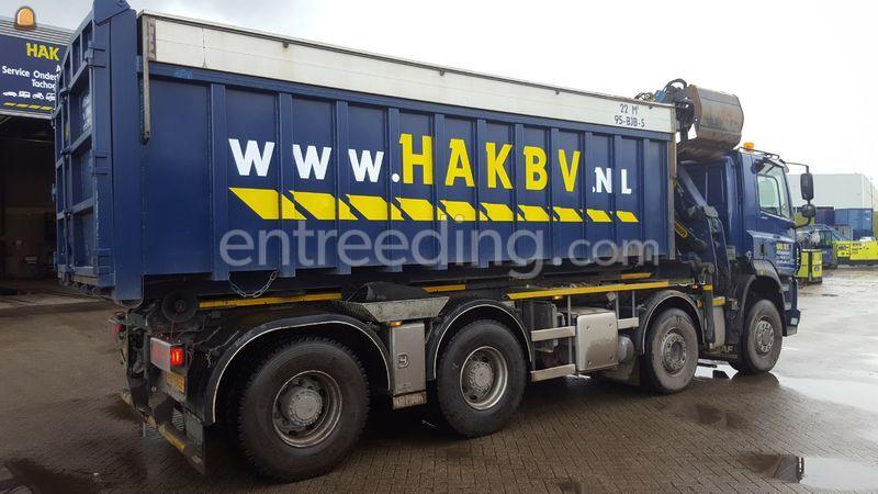 Ginaf 8*6 ws knijper/haakarm met weeginstallatie/printer