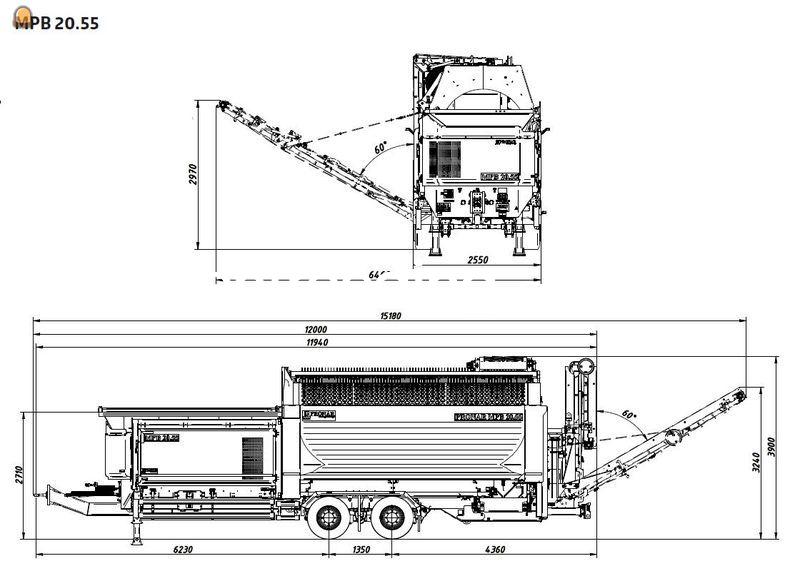 Trommelzeef Pronar 20.55