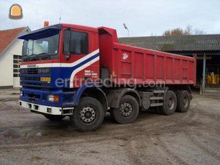 DAF 95 Kippervrachtauto's... Omgeving Deurne