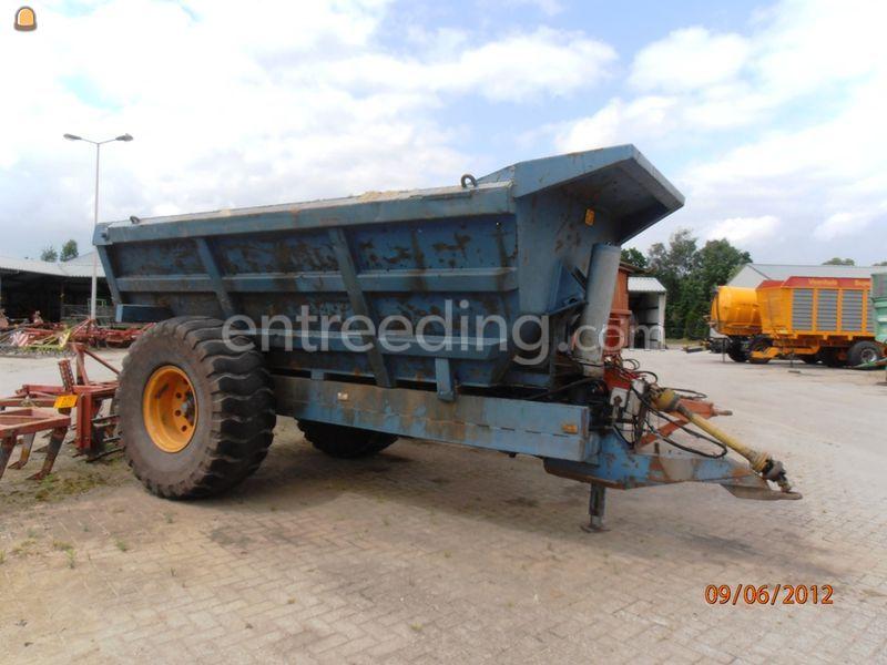 Tractor + gronddumper 9 m3 enkelas