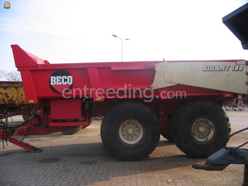 Gronddumper 9 m3 beco