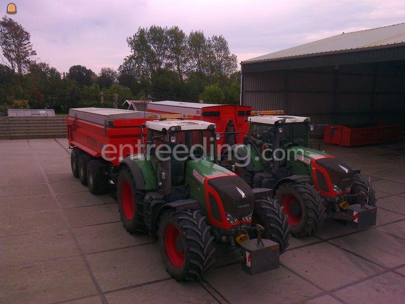 Fendt 828(60km/h) + 20m3 VGM kipper