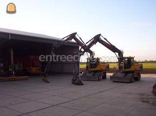 Volvo EW140D + verlenggie... Omgeving Schagen