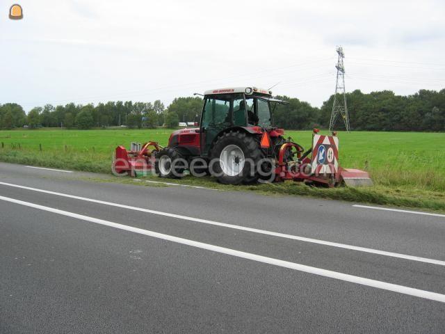 Claas 267 + front en zijmaaier