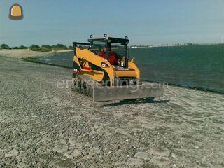 caterpillar 257B Omgeving Goeree-Overflakkee