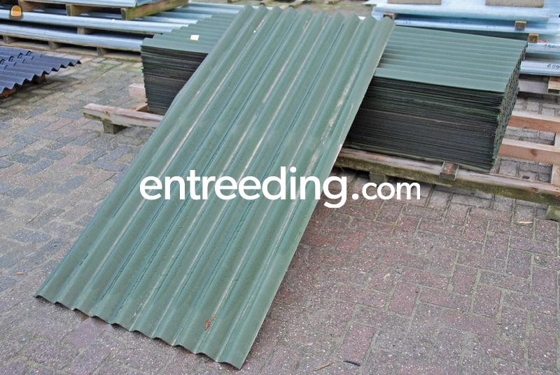 Groene golfplaat | bitumen dakplaten | 200 x 90 cm