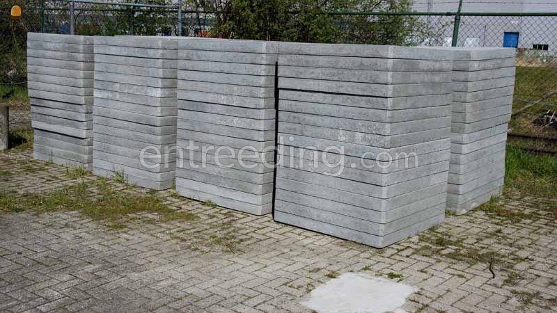 Betontegel 110 x 110cm | betonplaat compact