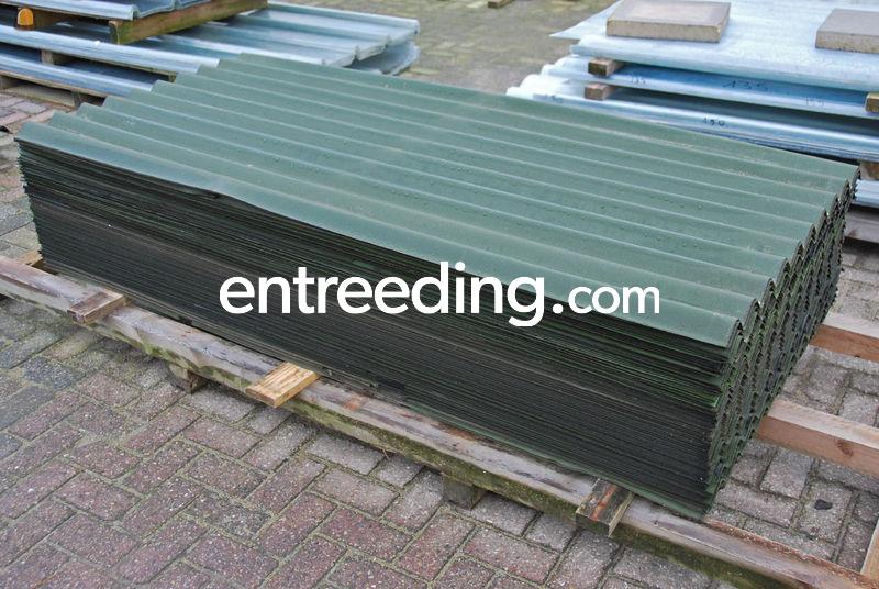 Groene golfplaat | bitumen dakplaten | 200 x 90 cm