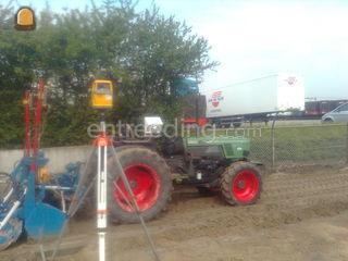 Fendt met laserbord Omgeving Steenbergen