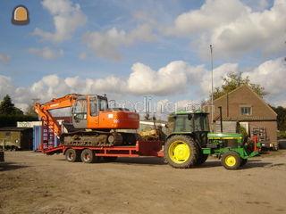 Tractor+ dieplader Omgeving Hoekse Waard