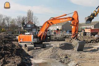 Hitachi Zaxis 250 Omgeving Hoekse Waard