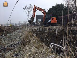 Hitachi ZX 85 Omgeving Hoekse Waard
