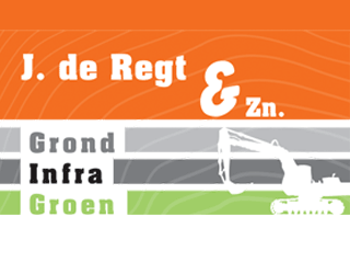 Logo J. de Regt en Zn. Grond, Infra, Groen B.V. Goudswaard