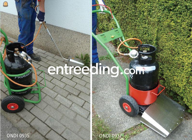 Onkruidbranders werkbreedte 15 en 45 cm