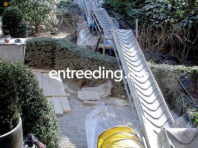 Transportbanden op wielbasis en vast