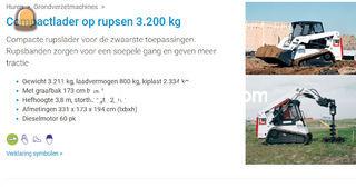 Bobcat rupsschranklader 3... Omgeving Antwerpen