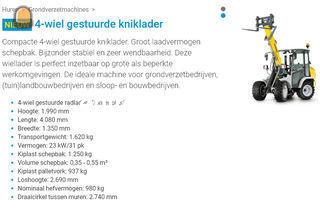 Kniklader Kramer 5035 - 4... Omgeving Antwerpen