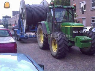 John Deere + haspelwagen Omgeving Sliedrecht