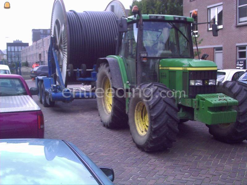 John Deere + haspelwagen