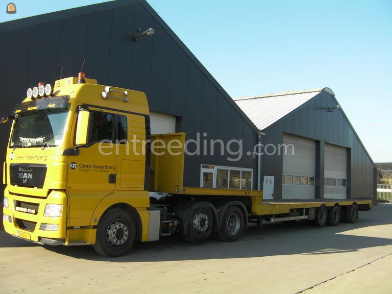 Semi-dieplader oplegger