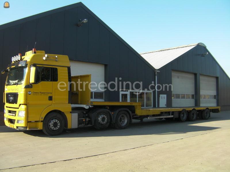 Semi-dieplader oplegger