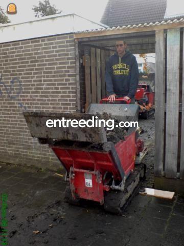 Motorkruiwagen met voorlader