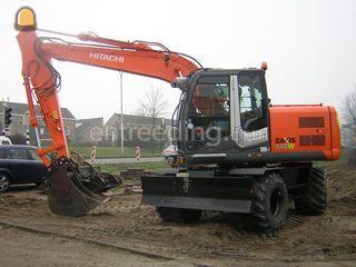 Hitachi ZX 140W Omgeving Alphen a/d Rijn