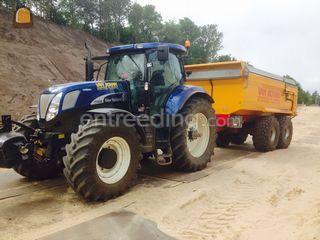 T7030 + VGM met Kleppen Omgeving Kamerik