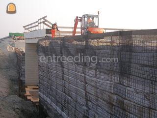 Hitachi ZX 35 Omgeving Wijk bij Duurstede