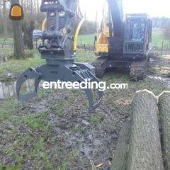 rupskraan met zaagklem Omgeving Langedijk