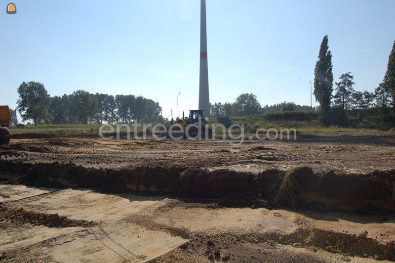 Uitgravingen, ophogingen, grondverzet, etc. met gps of laser