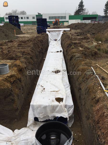 Aanleg volledige rioleringsinfrastructuur