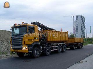 Scania R480b + aanhanger Omgeving Oosterwolde
