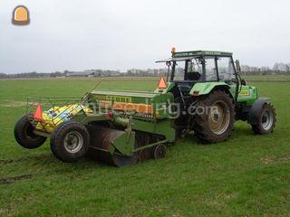 Deutz + doorzaaimachine Omgeving Oosterwolde