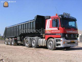 Mercedes 2548 + opleger Omgeving Zetten