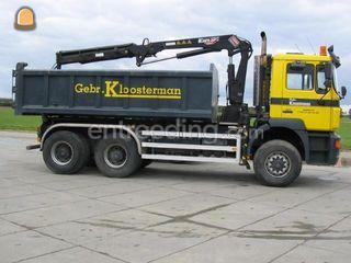 MAN 6x6 + laadkraan 14T K... Omgeving Goes