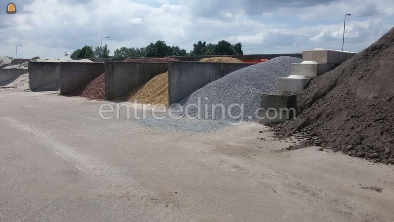 Split rood, geel, grijs, zwart