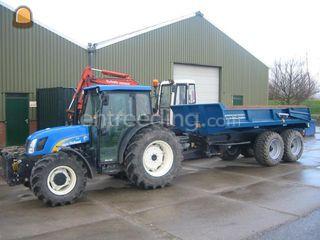 trekker met dumper Omgeving Rotterdam