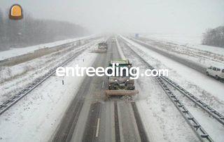 schuiven en strooien Omgeving Voorne-Putten