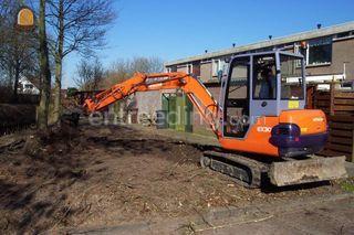 Hitachi EX 30 Omgeving Voorne-Putten