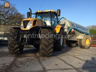 Traktor met Waterwagen Omgeving Weesp